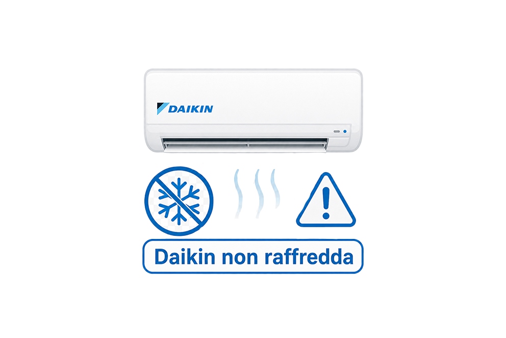 Daikin non raffredda