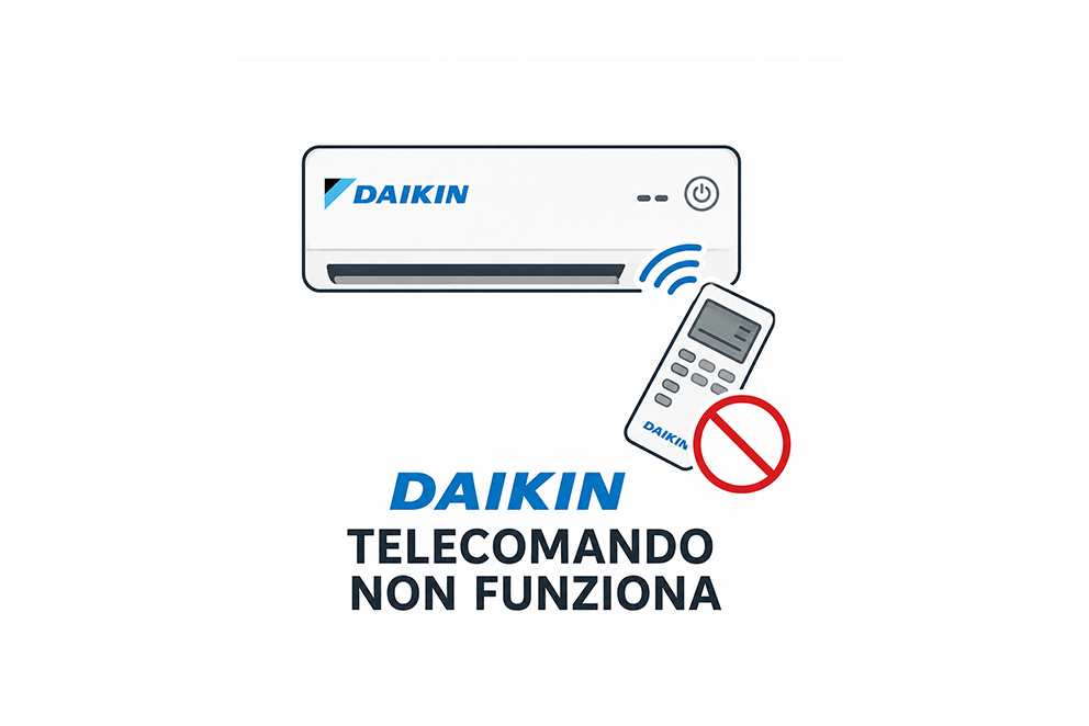 Daikin telecomando non funziona