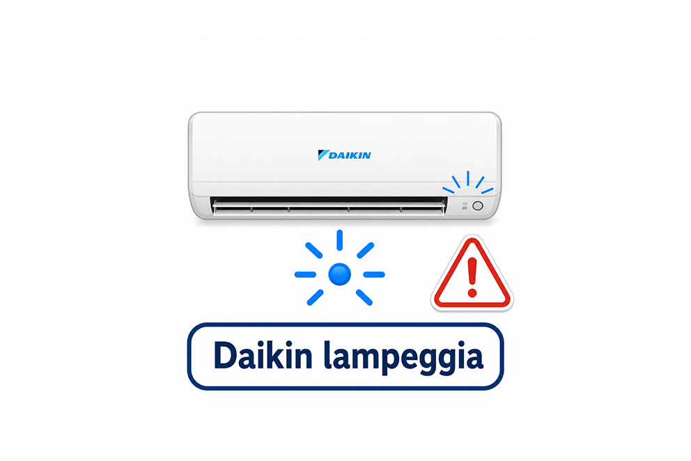 daikin lampeggia